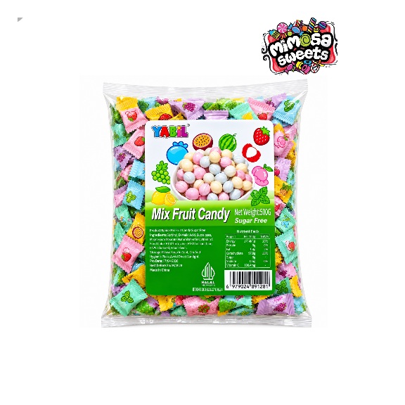 20261022_171613 Yabil Mix Fruit Mint Candy Sugar Free 500g - Image 1