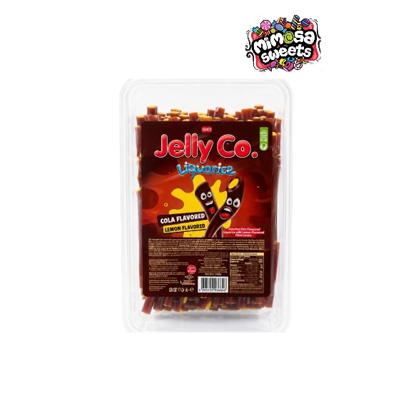 Cici Jelly Co Liquorice Pencils Cola Lemon 100's