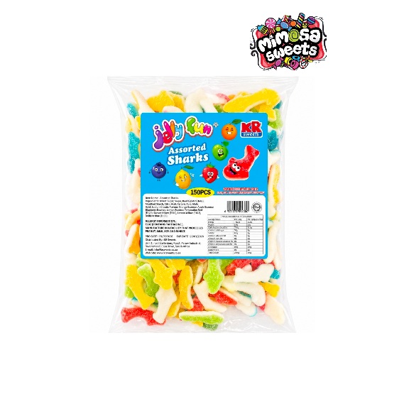 Krs Jelly Fun Assorted Sharks 750g