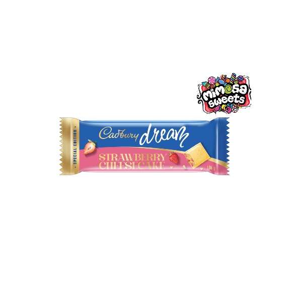 Cadbury Dream Strawberry Cheesecake Slab 136gx20