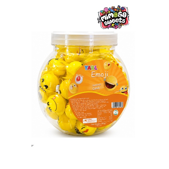 Yabil Emoji Gummy Candy 50's