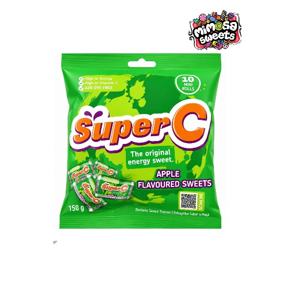 Super C Sweets Mini Rolls Apple 150g