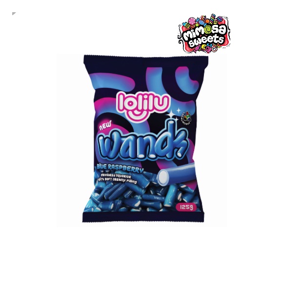 Lolilu Wands Blue Raspberry 125g