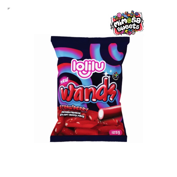 Lolilu Wands Strawberry 125g