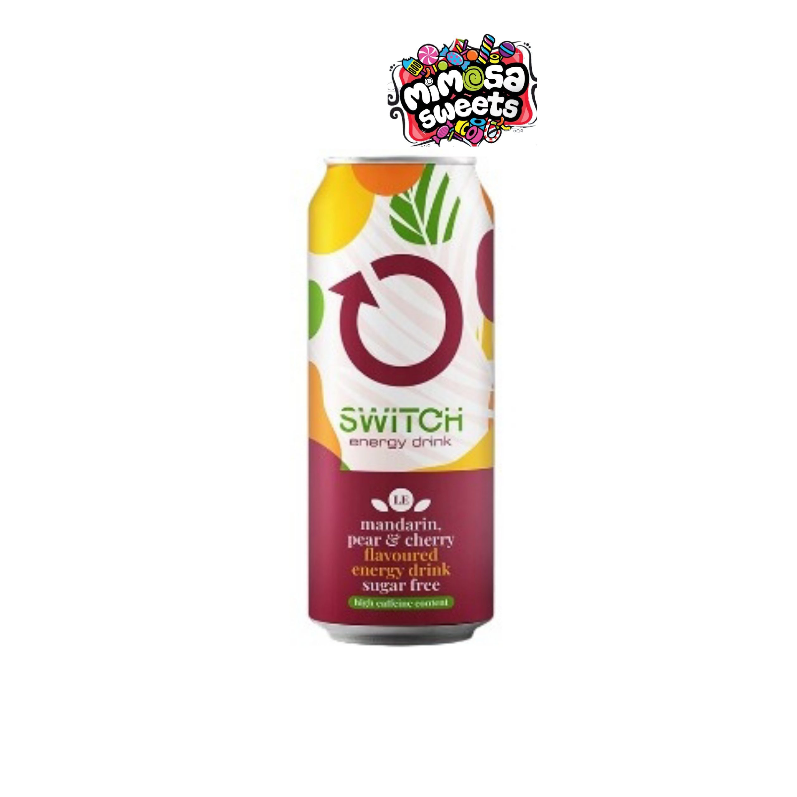 Switch Energy Drink Mandarin, Pear & Cherry 500mlx24