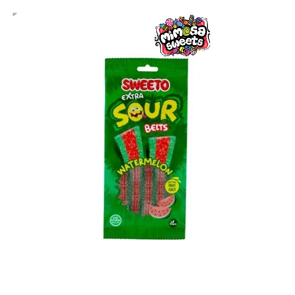 Sweeto Sour Belts Watermelon 75gx12