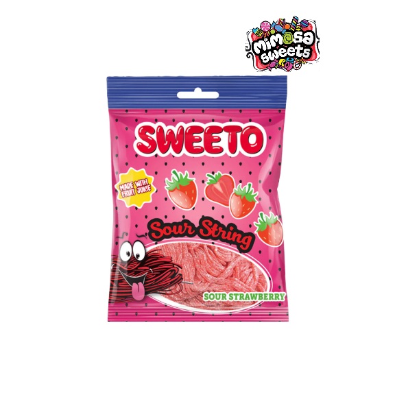 Sweeto Sour String Strawberry 80gx12