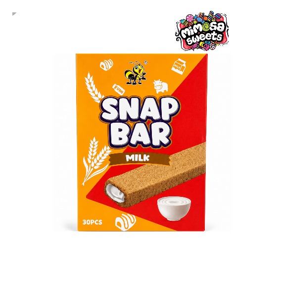 Bee Snap Bar Milk 30's