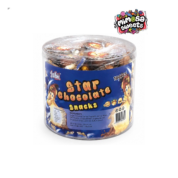 Yabil Star Chocolate Snacks 100's