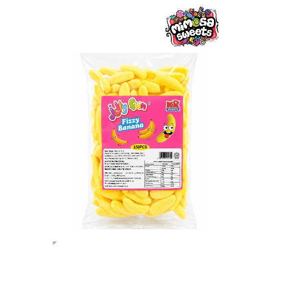 Krs Jelly Fun Fizzy Banana 750g