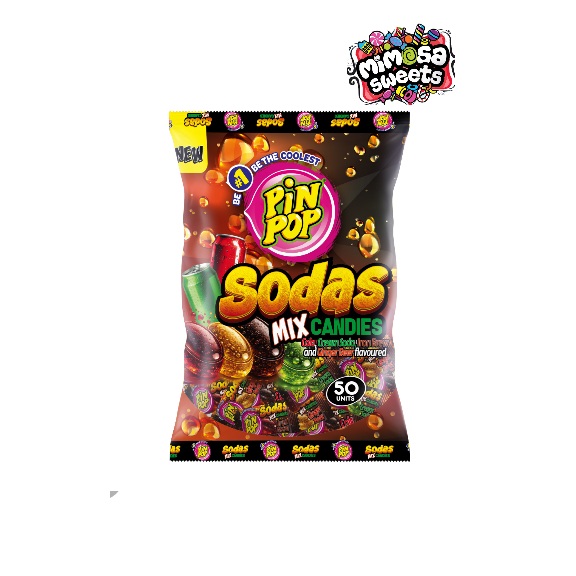 Aldor Pin Pop Sodas Candies 50's