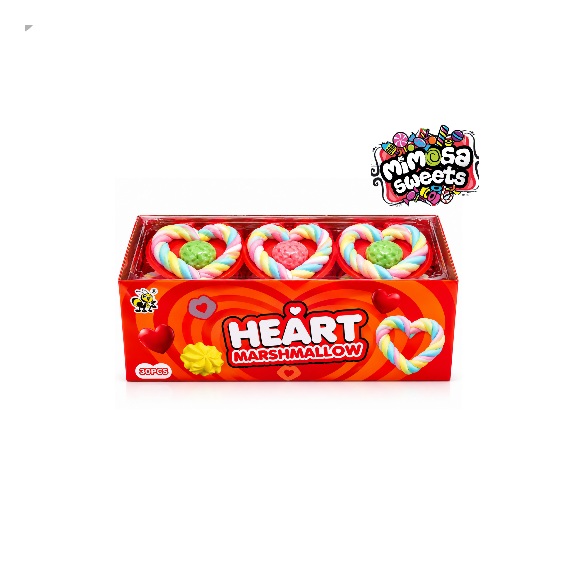 Bee Heart Marshmallow 30's