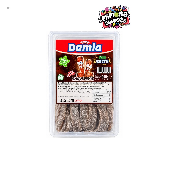 Tayas Damla Sour Belts Cola 100's