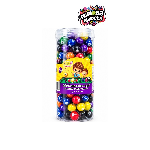 Ama Bom Mini Snooker Ball Gummy 200's