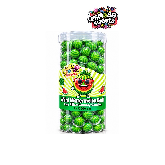 Ama Bom Mini Watermelon Ball Gummy 200's