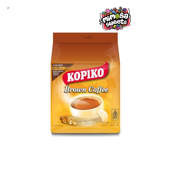Kopiko Brown Coffee 3 In 1 Sachet 10's