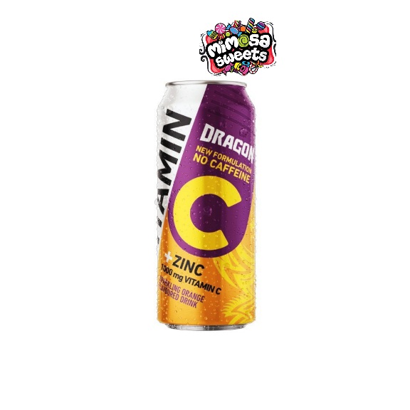 Dragon Energy Drink Vitamin C Orange 500mlx24