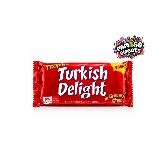 Trojan Turkish Delight Choc 129g