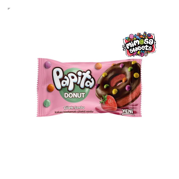 Solen Papita Donut Strawberry 40gx24