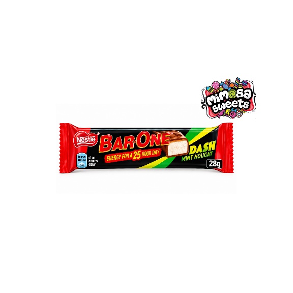 Nestle Bar One Dash Mint Nougat 28gx40