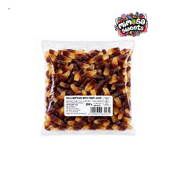 Cartoon Candy Yummy Gummy Cola Bottles 250's